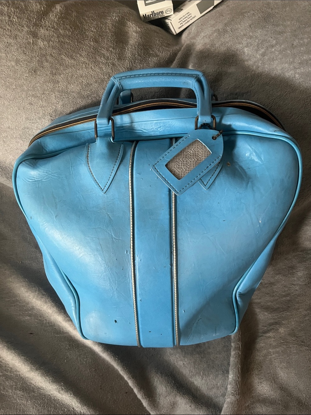 Blue Bowling Bag